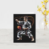 空手の達人が武術・アーツ・ファンに活躍 カード (黄色い花)