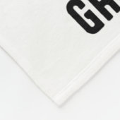 空手の達人 武道 ことば集 おもしろ プレゼント Tシャツ フリースブランケット (角)