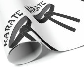 空手の黒帯 ラッピングペーパー (ロールコーナー)