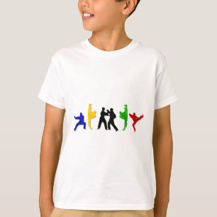 空手のTaekwando MMAの武道メンズアスリート Tシャツ