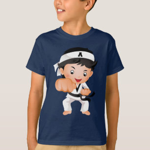 空手は暗いTシャツをからかいます Tシャツ