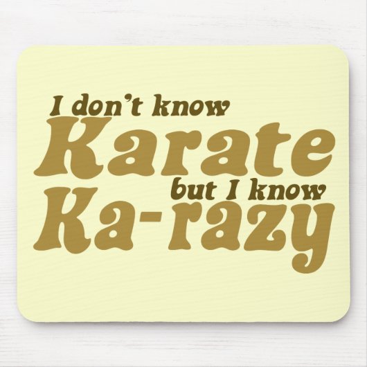 空手は知らない マウスパッド (正面)