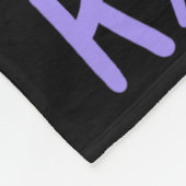 空手は空手の贈り物が大好きな女の子にすぎない フリースブランケット (角)