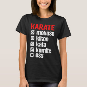 空手もくそ貴本方組手練習所等館 Tシャツ