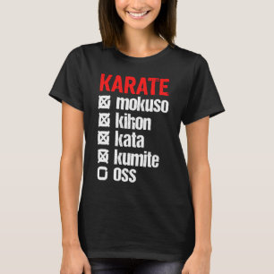 空手もくそ貴本方組手練習所等館 Tシャツ