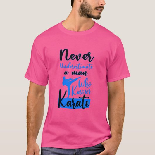 空手を知っている老人の力を侮るなM Tシャツ (正面)