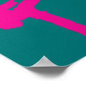 空手アポップ・アートのート ポスター (角)