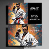 空手インストラクター名刺 名刺