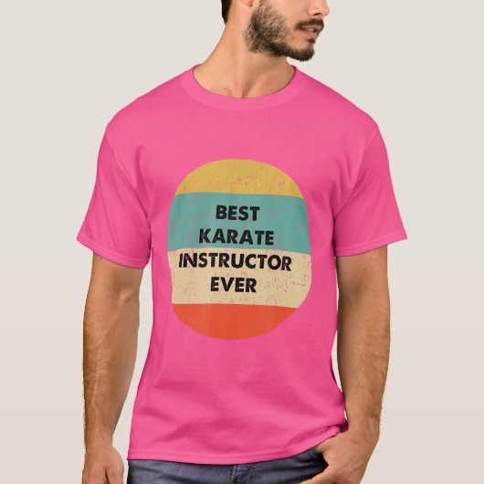 空手インストラクター Tシャツ (正面)