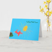 『空手カットグラフィックス』 カード (黄色い花)