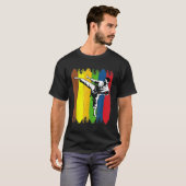 空手カラフル戦闘空手Tシャツ Tシャツ (正面フル)