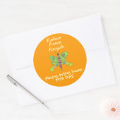 空手カートリサイクルシール ラウンドシール (封筒)