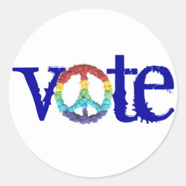 空手カート「投票」シール ラウンドシール