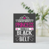 空手ガールズ忘れプリンセスベブラックベルト ポストカード (スタンド正面)