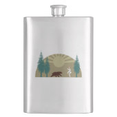 空手キックベア フラスク (正面)