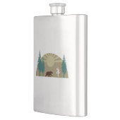 空手キックベア フラスク (左)