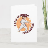 空手キック カード (正面)