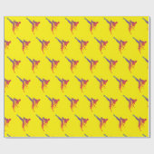 空手キック ラッピングペーパー (フラット)