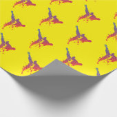 空手キック ラッピングペーパー (角)