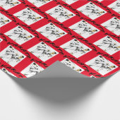 空手キック ラッピングペーパー (角)