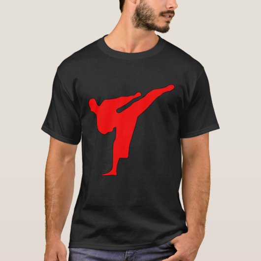 空手キック Tシャツ (正面)