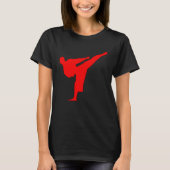 空手キック Tシャツ (正面)
