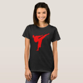 空手キック Tシャツ (正面フル)