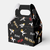 空手キッズチルドレンズバースデーパーティーお気に入りギフトボックス フェイバーボックス (裏面サイド)