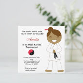 空手キッズトーナメント 招待状 (スタンド正面)