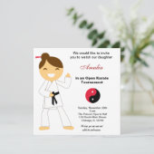 空手キッズトーナメント 招待状 (スタンド正面)