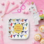 空手キッズボーイズ武術アーツパーティーハッピーバースデー ペーパープレート (パーティー)