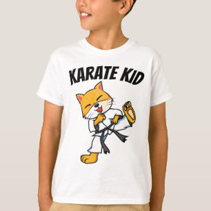 空手キッズ猫Tシャツ Tシャツ