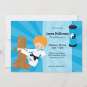 空手キッズ 招待状 (正面)