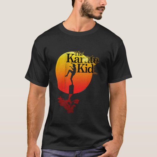 空手キッドサングラディエント Tシャツ (正面)