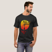 空手キッドサングラディエント Tシャツ (正面フル)