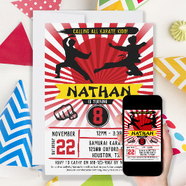 空手キッド武術アーツコブラカイ 招待状