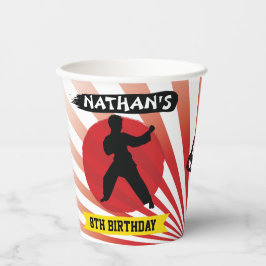 空手キッド武術アーツコブラカイ 紙コップ