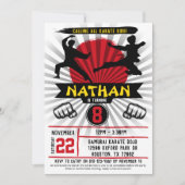 空手キッド 武術 コブラカイ 招待状 (正面)