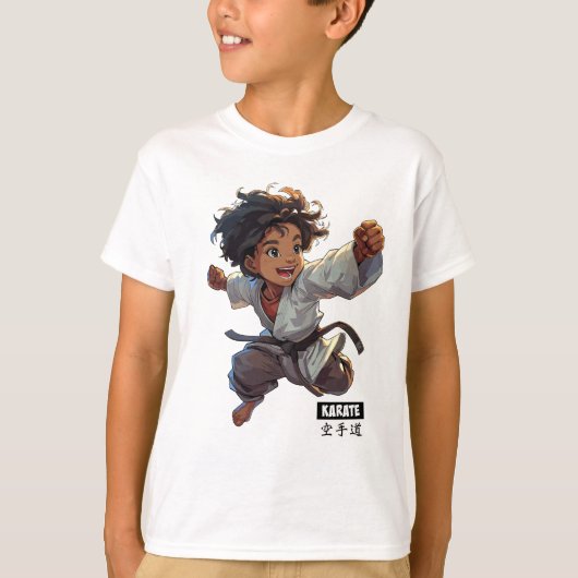 空手キッドw/words tシャツ (正面)