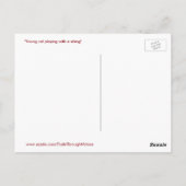 空手キティ遊ネコのはがき ポストカード (裏面)