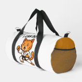 空手キャットシール ダッフルバッグ (右コーナー)