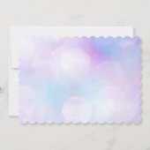 空手キャットバースデーパーティーガールパーティーテコンド ノートカード (裏面)