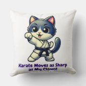 空手キャット武術アーツトレーニング訓練 クッション (裏面)