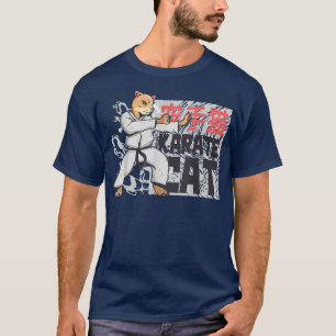 空手キャット – おもしろい武術アーツジャパン沖縄 Tシャツ