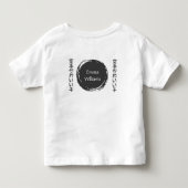 空手キューティー トドラーTシャツ (裏面)