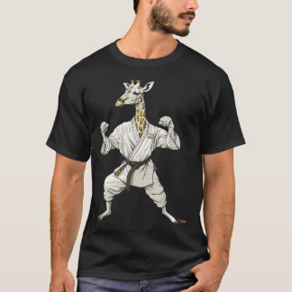 空手キリン モチーフ テコンドー 柔術 MMA Tシャツ