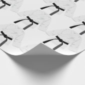 空手ギブラックベルト ラッピングペーパー (角)