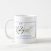 空手クラブ(ラベルと) コーヒーマグカップ (左)