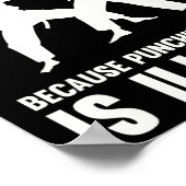 空手クール武術アーツ空手Iパンチ ポスター (角)