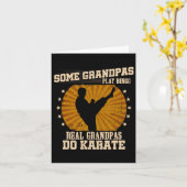 空手グランドパシャツ実在- Grandpas Do Karate カード (黄色い花)